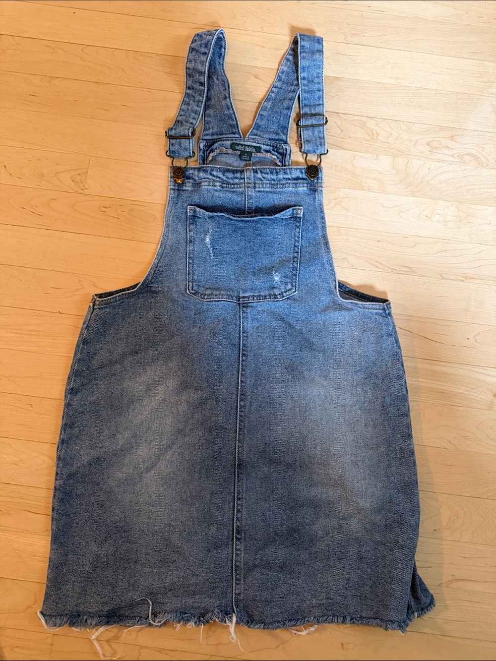 wild fable Blue Denim Overall Mini Dress